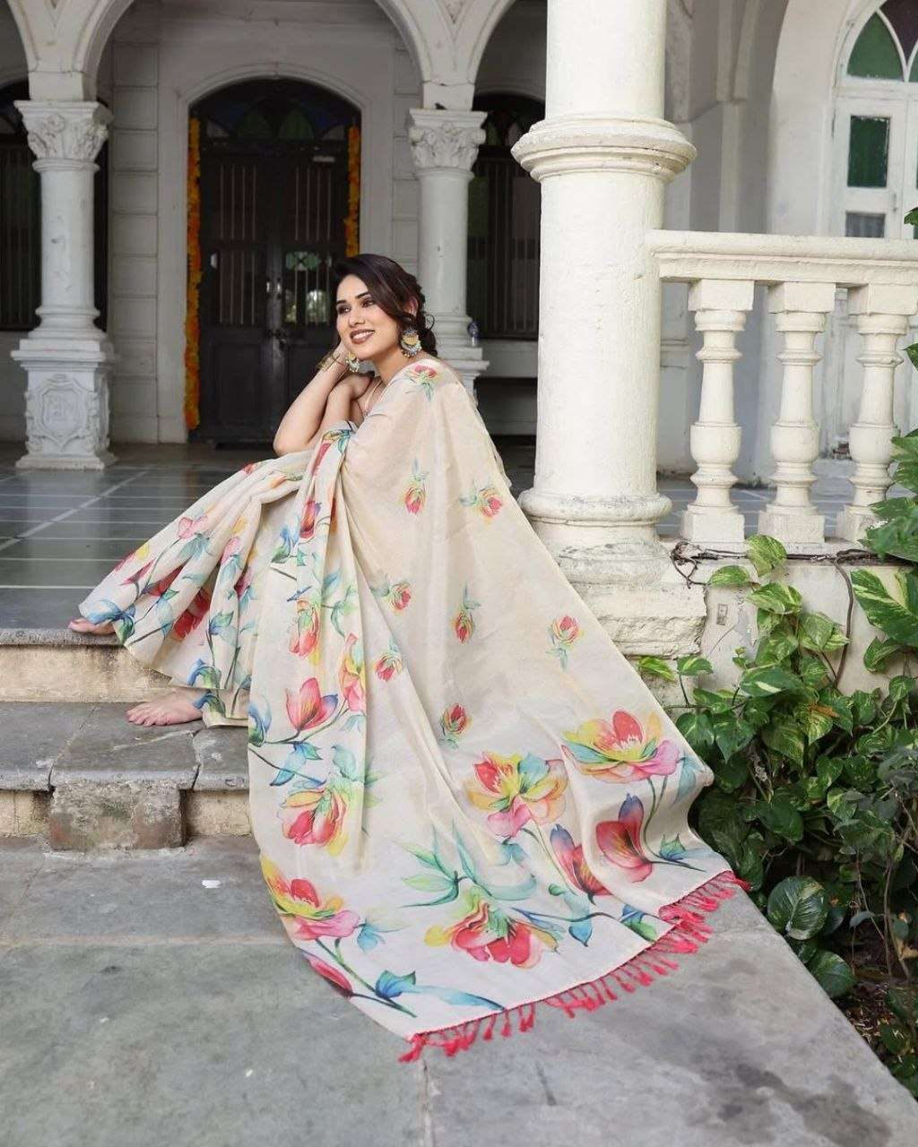 Soft and pure Erode Silk fancy fabric with beautiful and col...