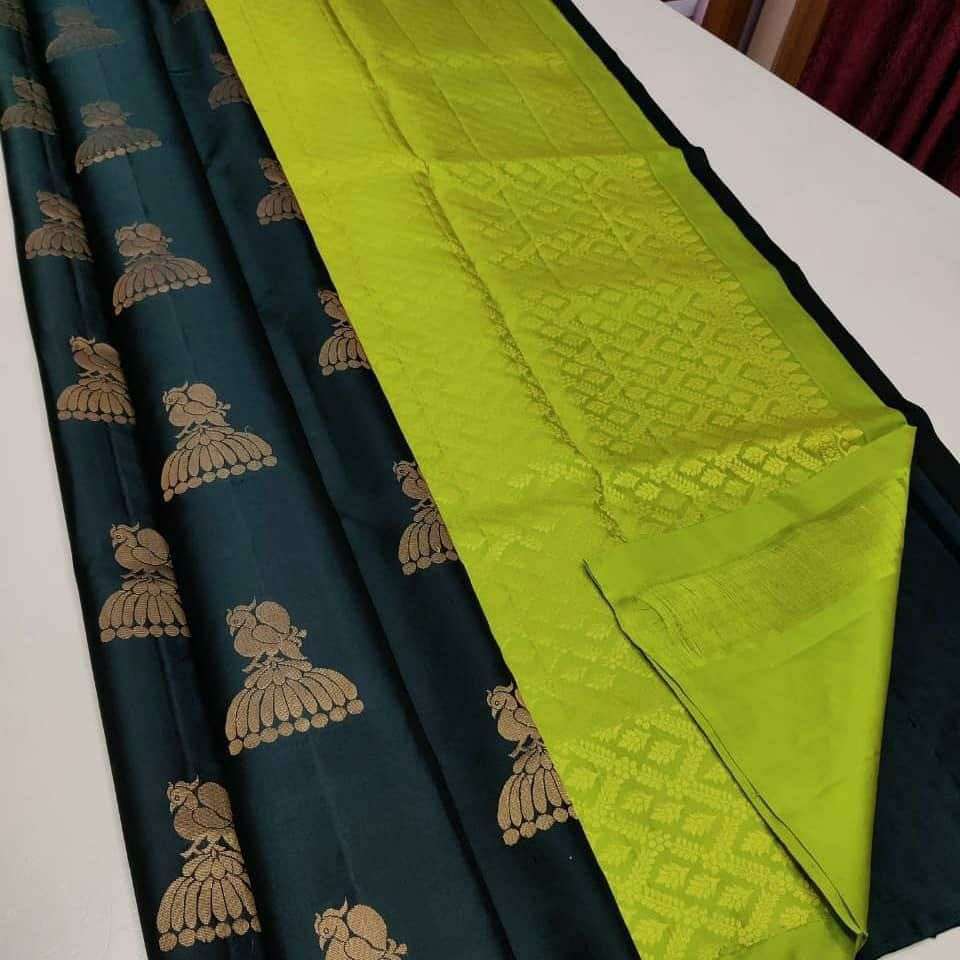  SOFT LICHI SILK FANCY AND CLASSIC FABRIC WITH PARTY WEAR ST...