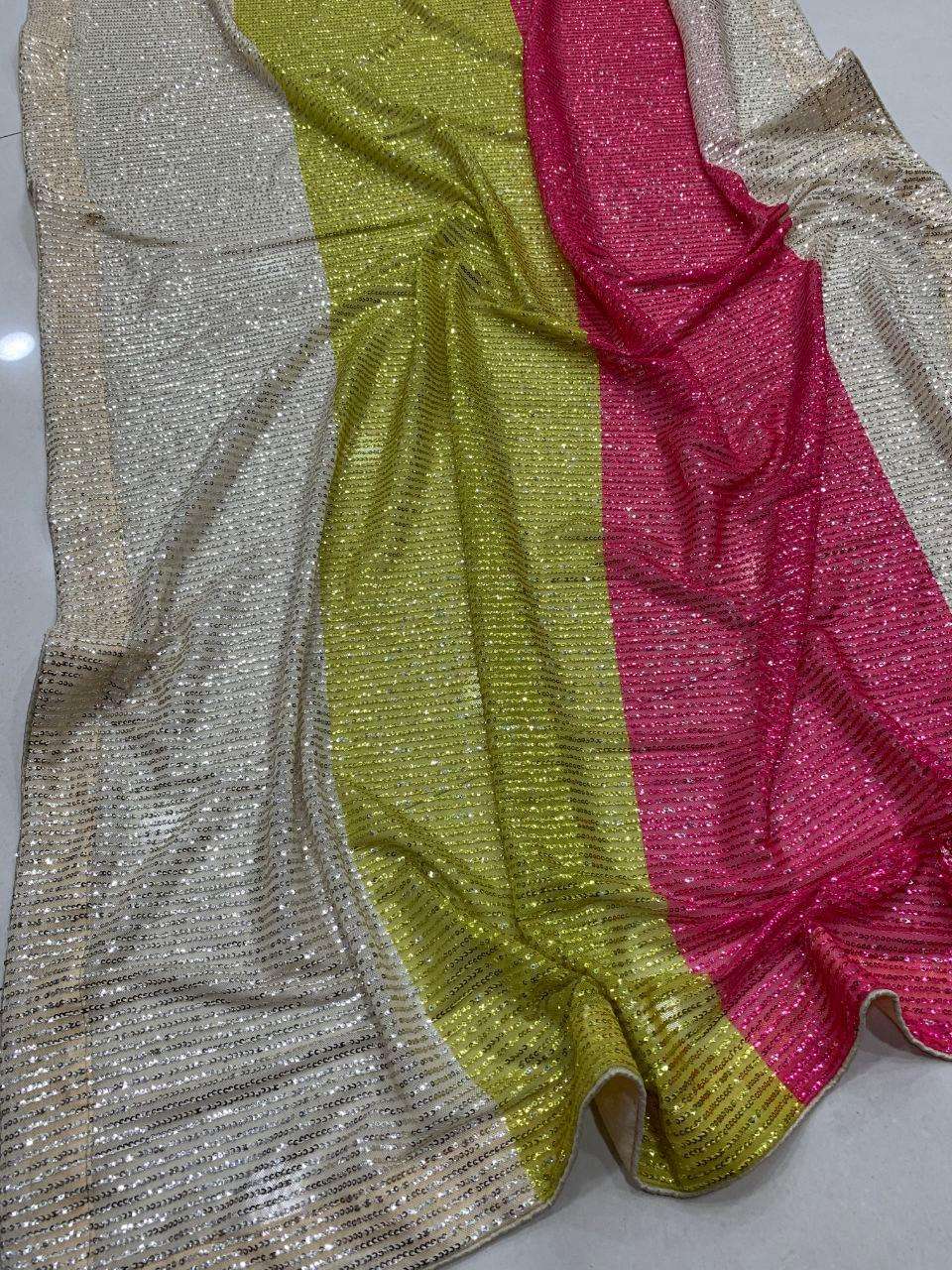 SREELEELA CLASSIC AND ELEGANCE SHINY PREMIUM MULTI COLOR EXP...