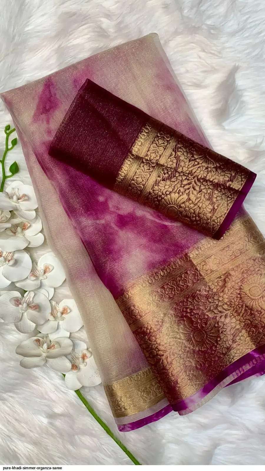 Stay beautiful with our new and cool organza fabric collecti...