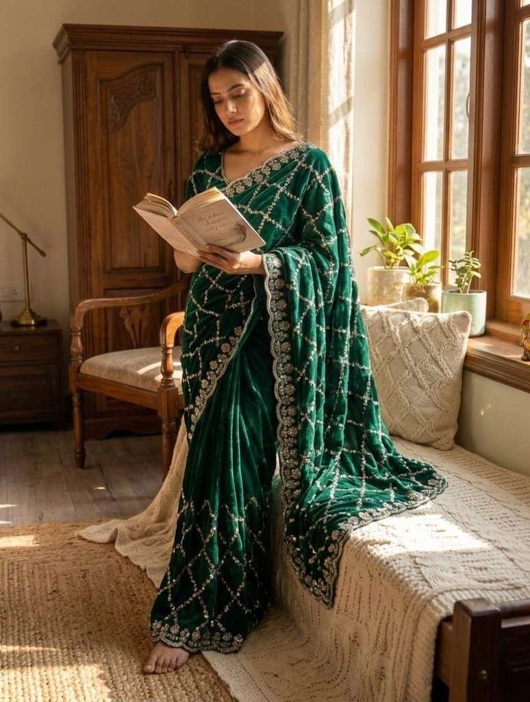  Sweta New Launching fancy and classic satin silk fabric sar...