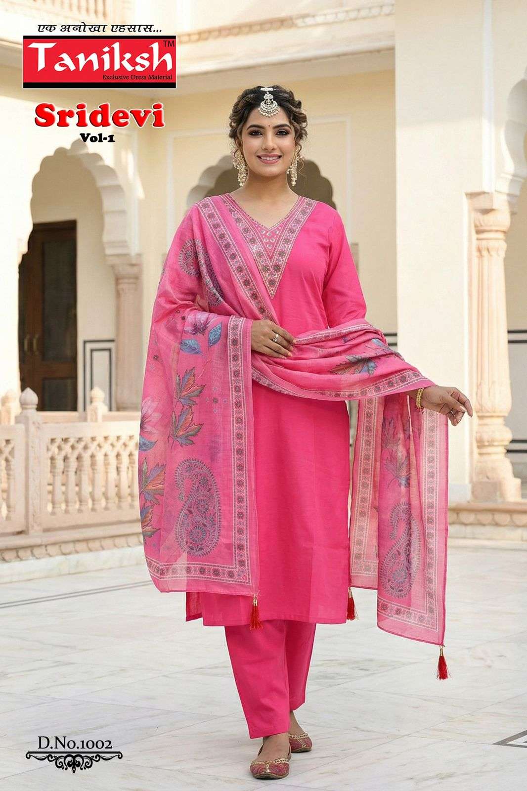 TANIKSH SRIDEVI VOL 2 REDYMADE BRAND EMBROIDERY WORK SUIT FO...