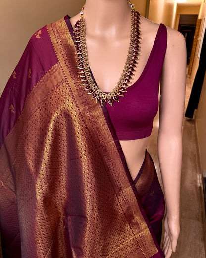 Theja vol 5 Soft And pure banarasi silk fancy fabric with Fl...