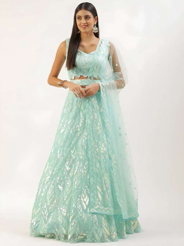 This light Blue colour beautiful and Elegance Soft and pure ...
