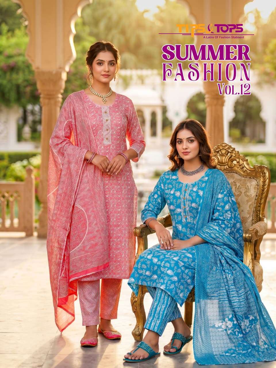 TIPS & TOPS FASHION VOL 12 SUMMER COLLECTION COTTON PRINT SU...