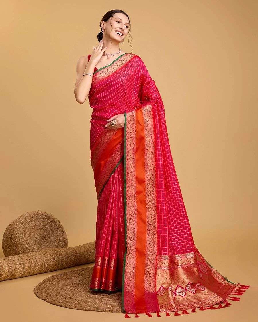   Trending Collection Soft and pure Kanjivaram silk fancy fa...