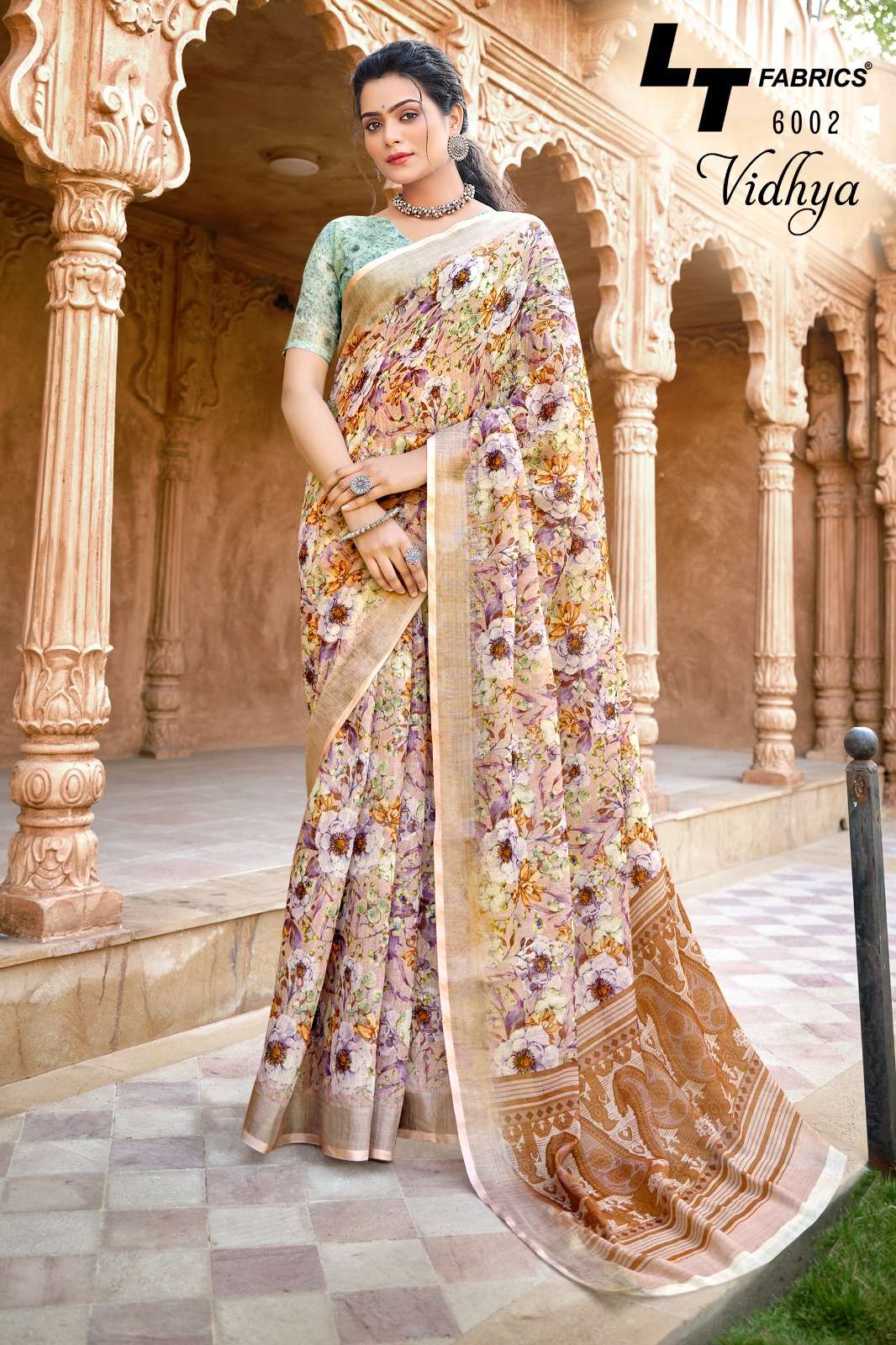 Vidhya Premium Saree Collection In soft Linen Cotton fabric ...