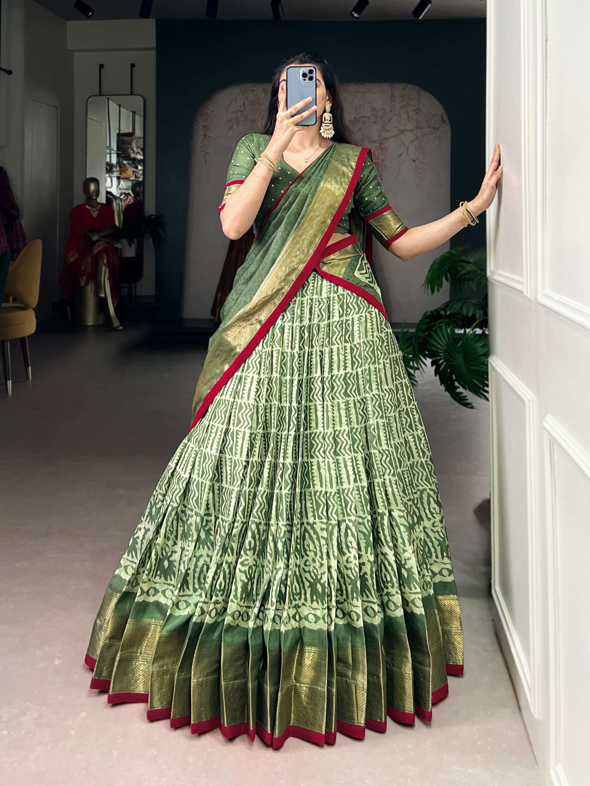 Zarkan elegant Dola silk fancy fabric lehenga choli featurin...
