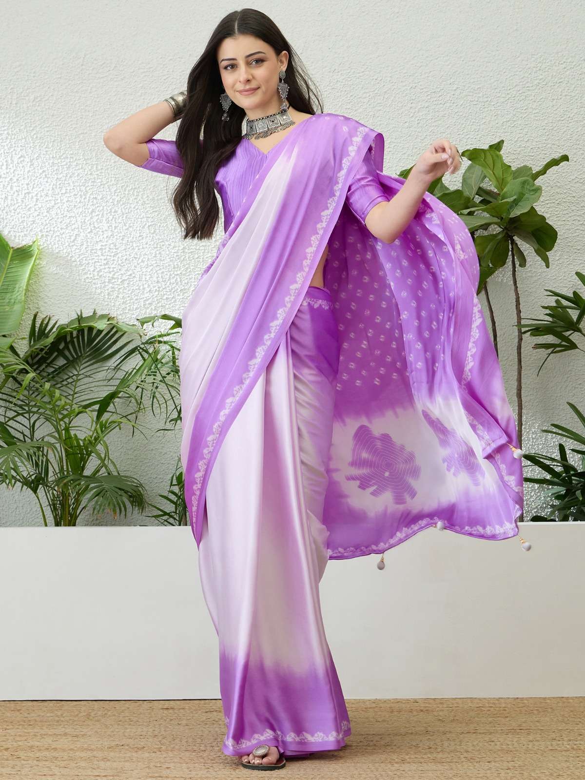 Ajrakh Luxe soft and classic Semi modal fabric with light co...
