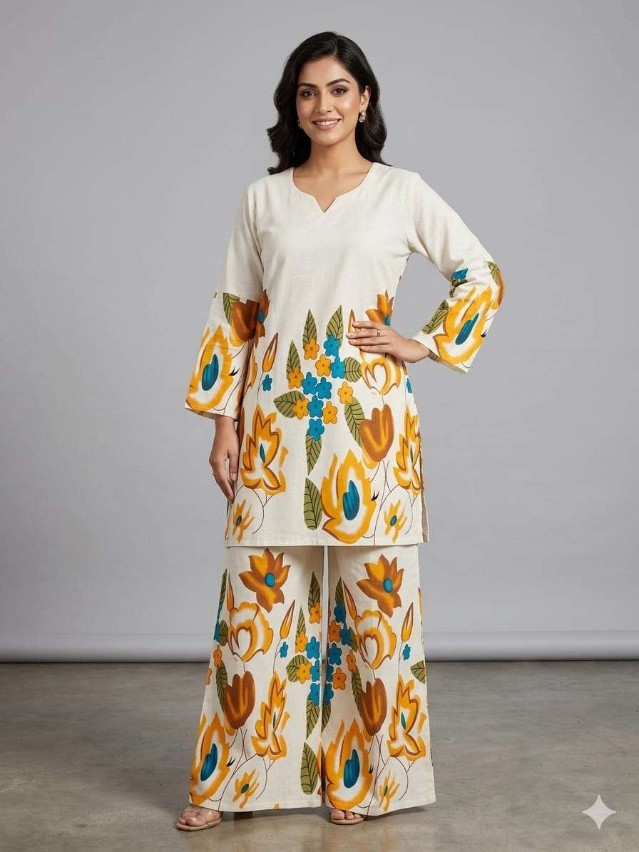 AK PLUS SIZE 2 PIECE COTTON GRAY PRINTED CORD SET LOW RATE M...