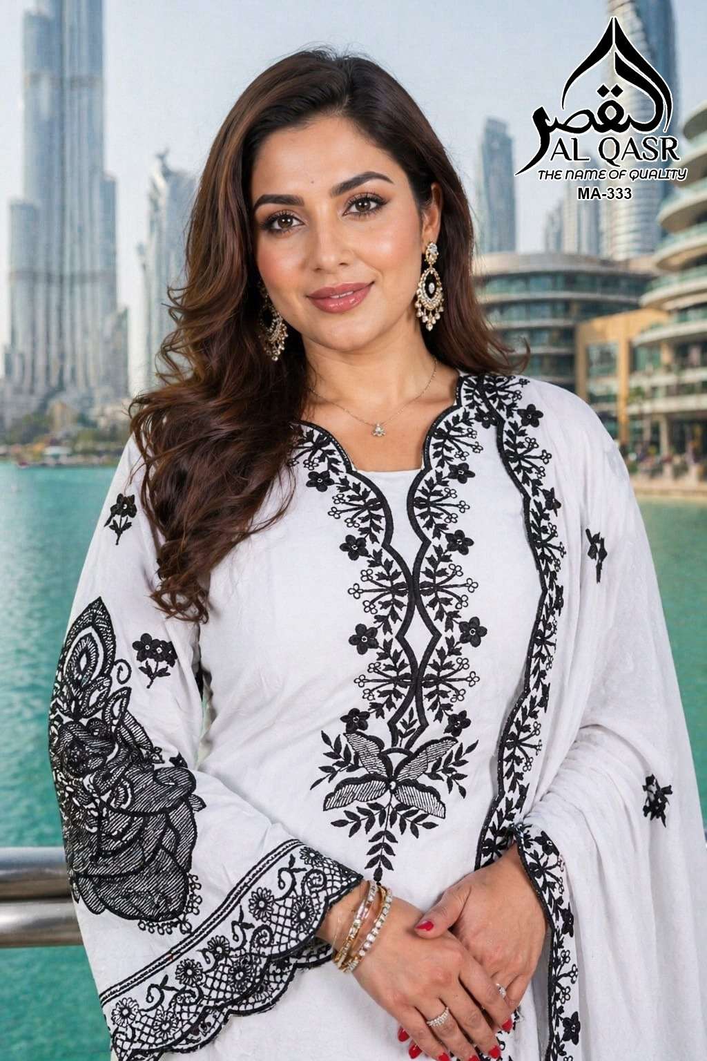 AL QASR MA 333 PAKISTANI TRAINDING 16 KG WITH EMBROIDERY 3 P...