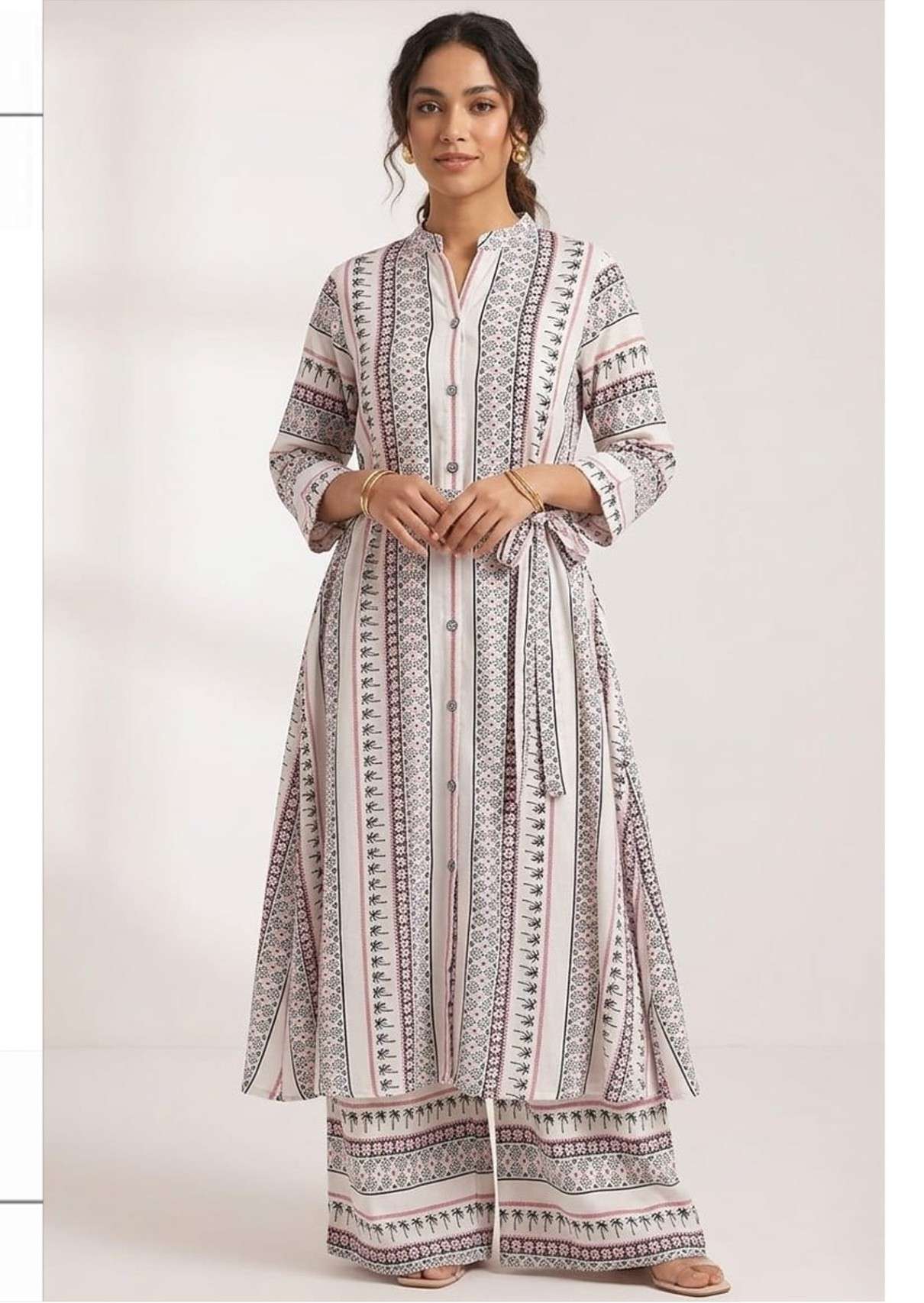 AL QASR MA 343 HEAVY RAYON PRINT FANCY CORD SET FOR GIRL SOC...