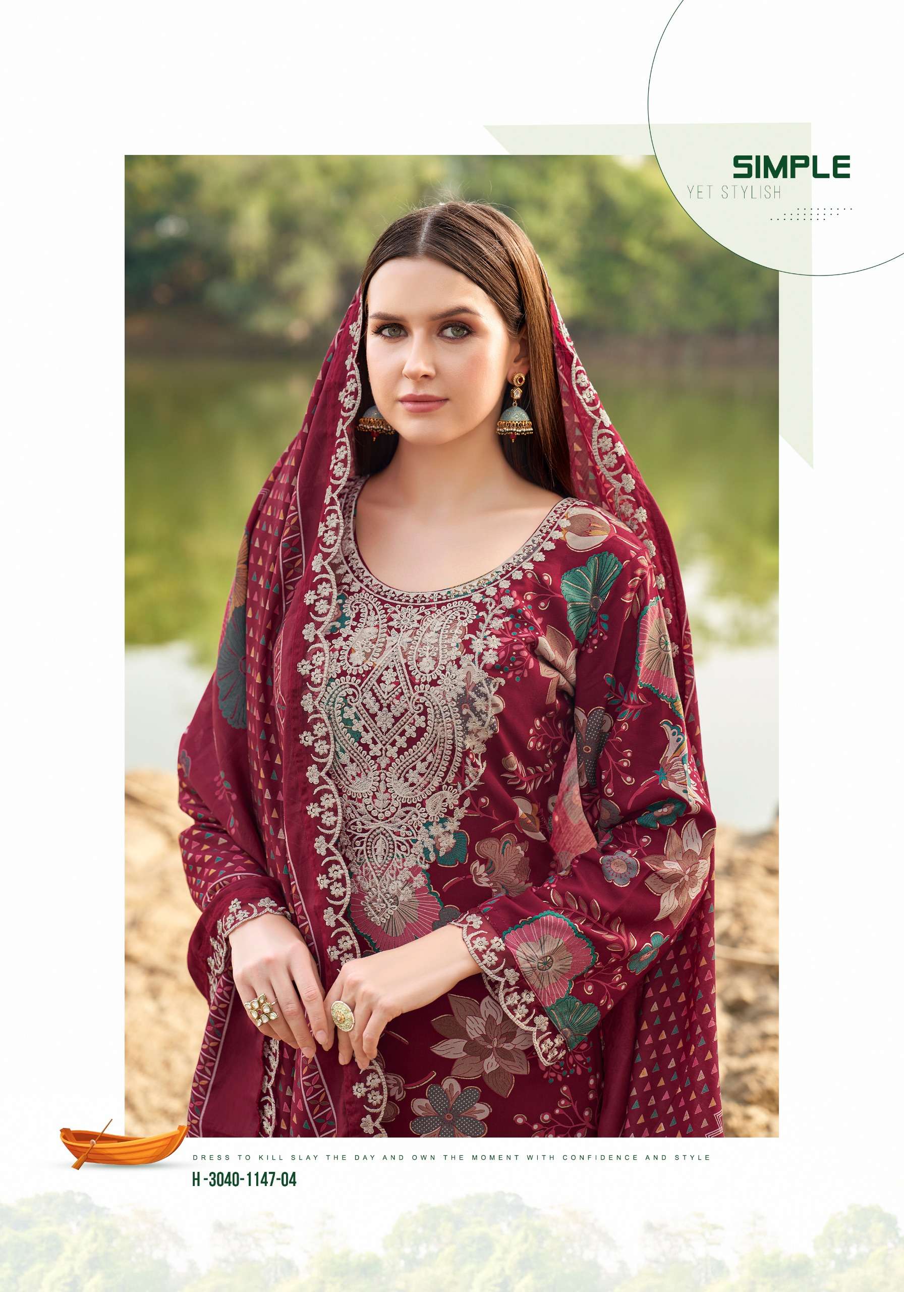 ALOK SUIT BLACK DIAMOND PREMIUIM VOL 15 RAYON DISCHARGE FOIL...