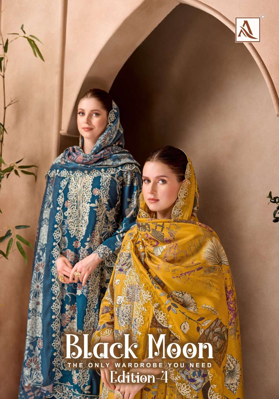 ALOK SUIT BLACK MOON VOL 4 BOUTIQUE MULTI DESIGNER SALWAR SU...