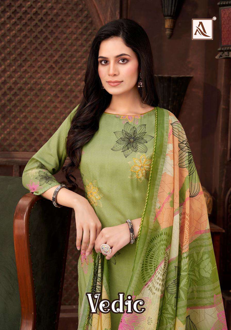 ALOK SUIT VEDIC ZAM DIGITAL PRINT SALWAR KAMEEZ AT MATERIAL ...