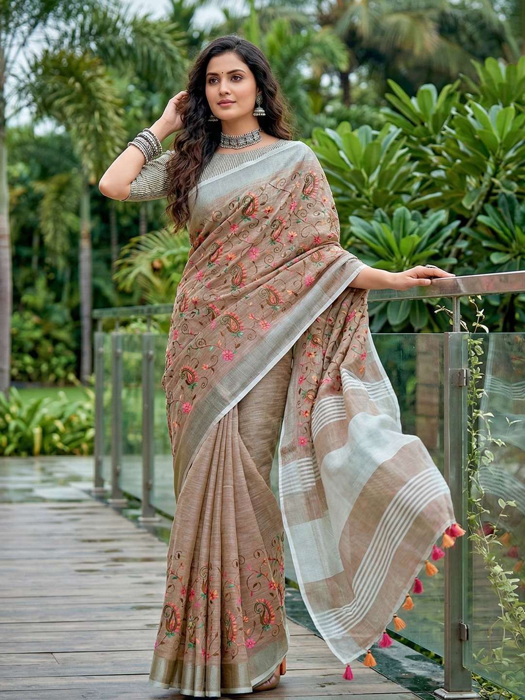  Astita Karishma 1001 TO 1004 soft and pure Linen fancy fabr...