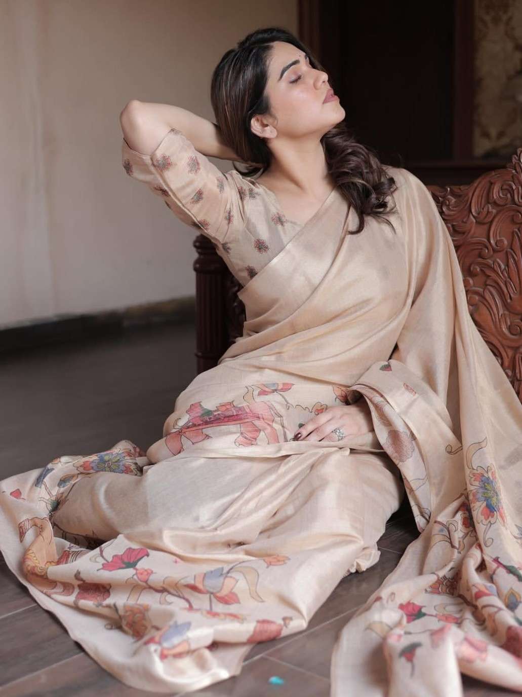 beat Quality Soft and pure Erode Tissue Silk fancy fabric wi...