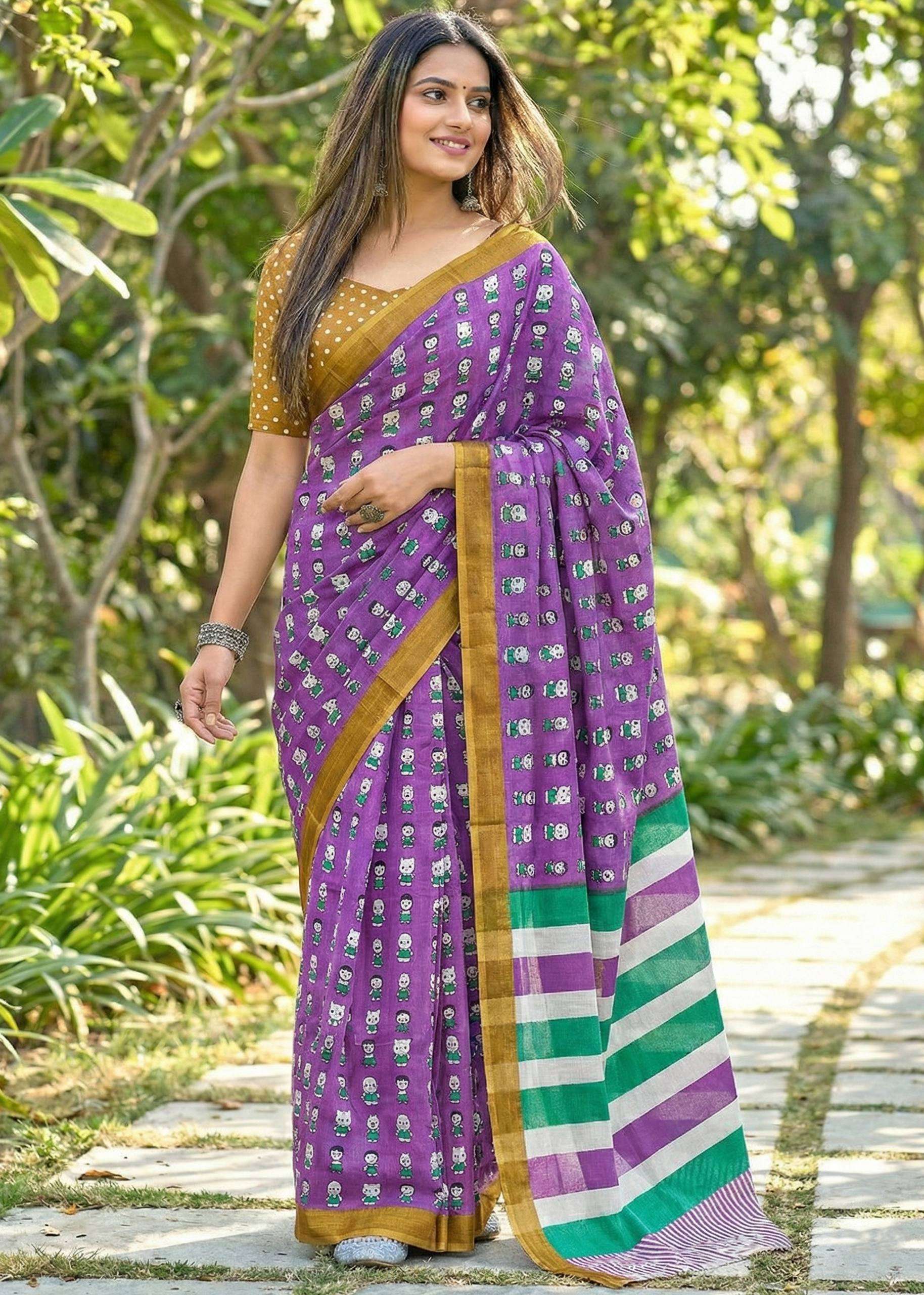 BEAUTIFUL BAGRU BLOCK PRINT ON SOFT MULMUL COTTON FANCY FABR...