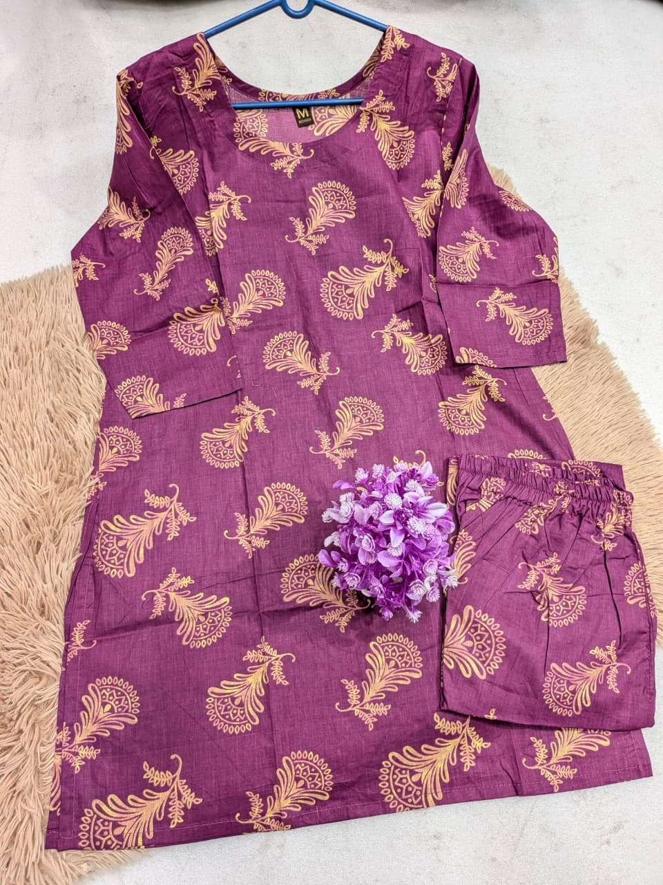 BEAUTIFUL COTTON CORD SET FOR DAILY WEAR COLLECTION LOW PRIC...