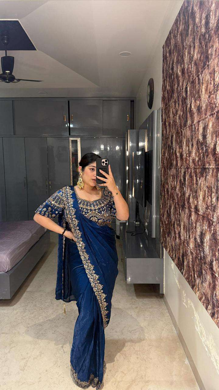 BEAUTIFUL READY TO WEAR SAREE FANCY AND CLASSIC FABRIC SAREE...