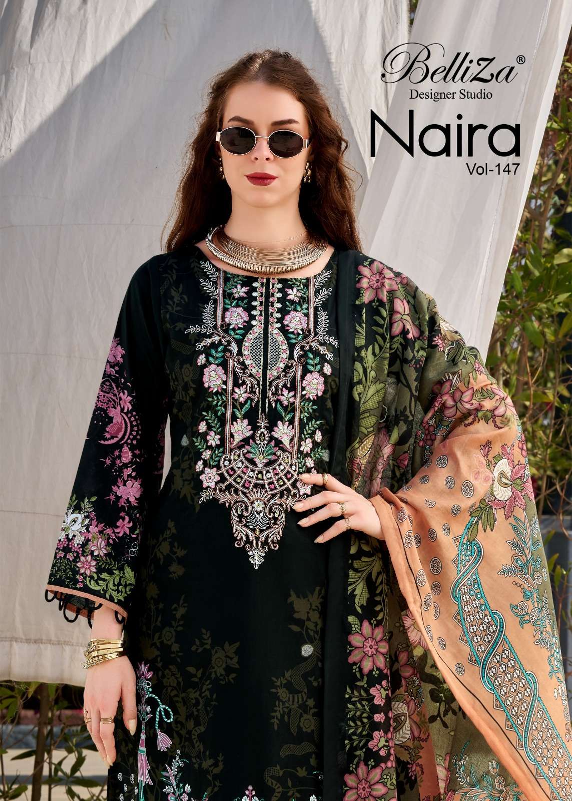 BELLIZA DESIGNER STUDIO NAIRA VOL 147 COTTON DIGITAL EXCLUSI...