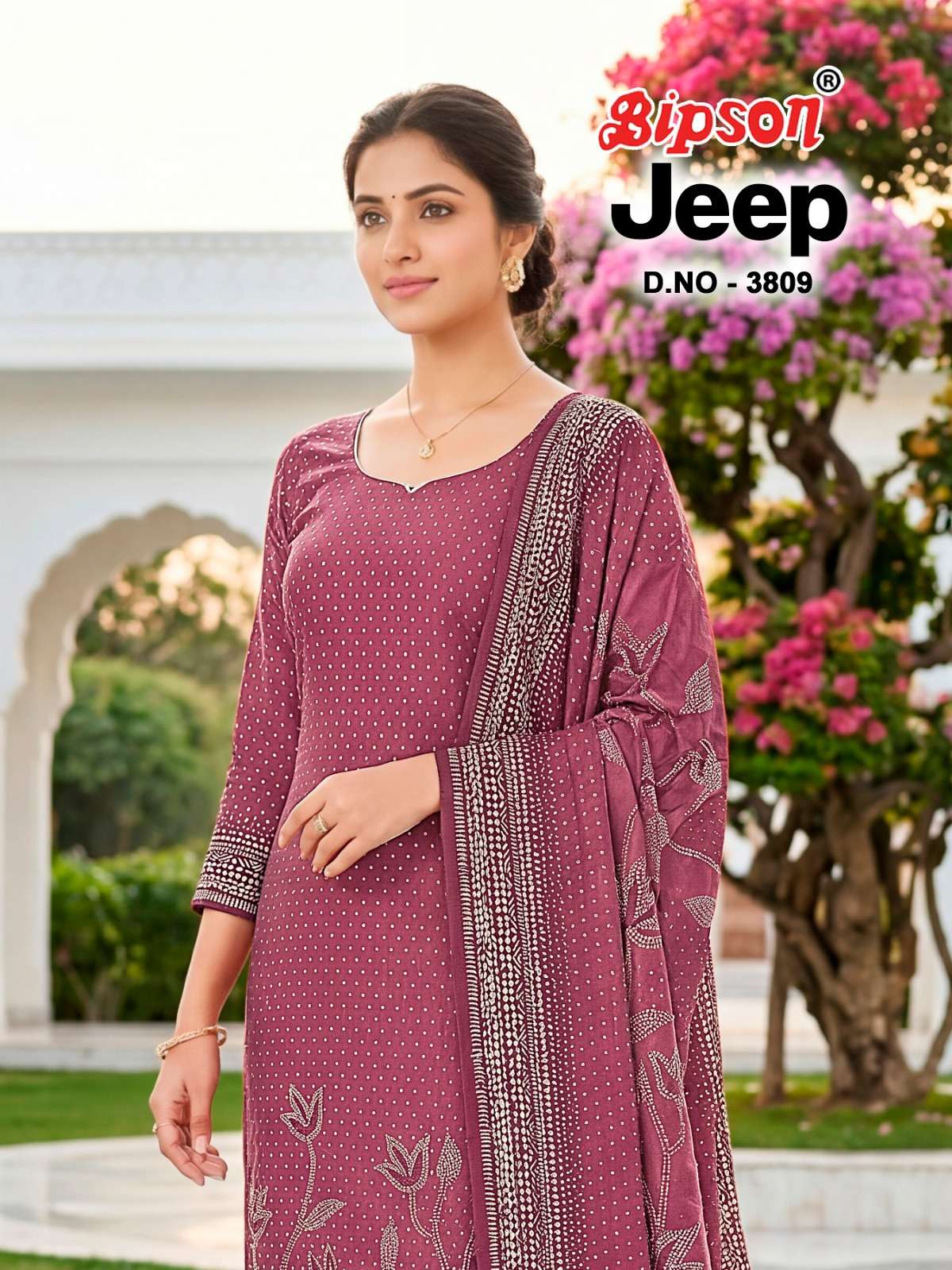 BIPSON PRINTS JEEP WRANGLAR VOL 3809 ROMAN SILK PRINT ETNIC ...