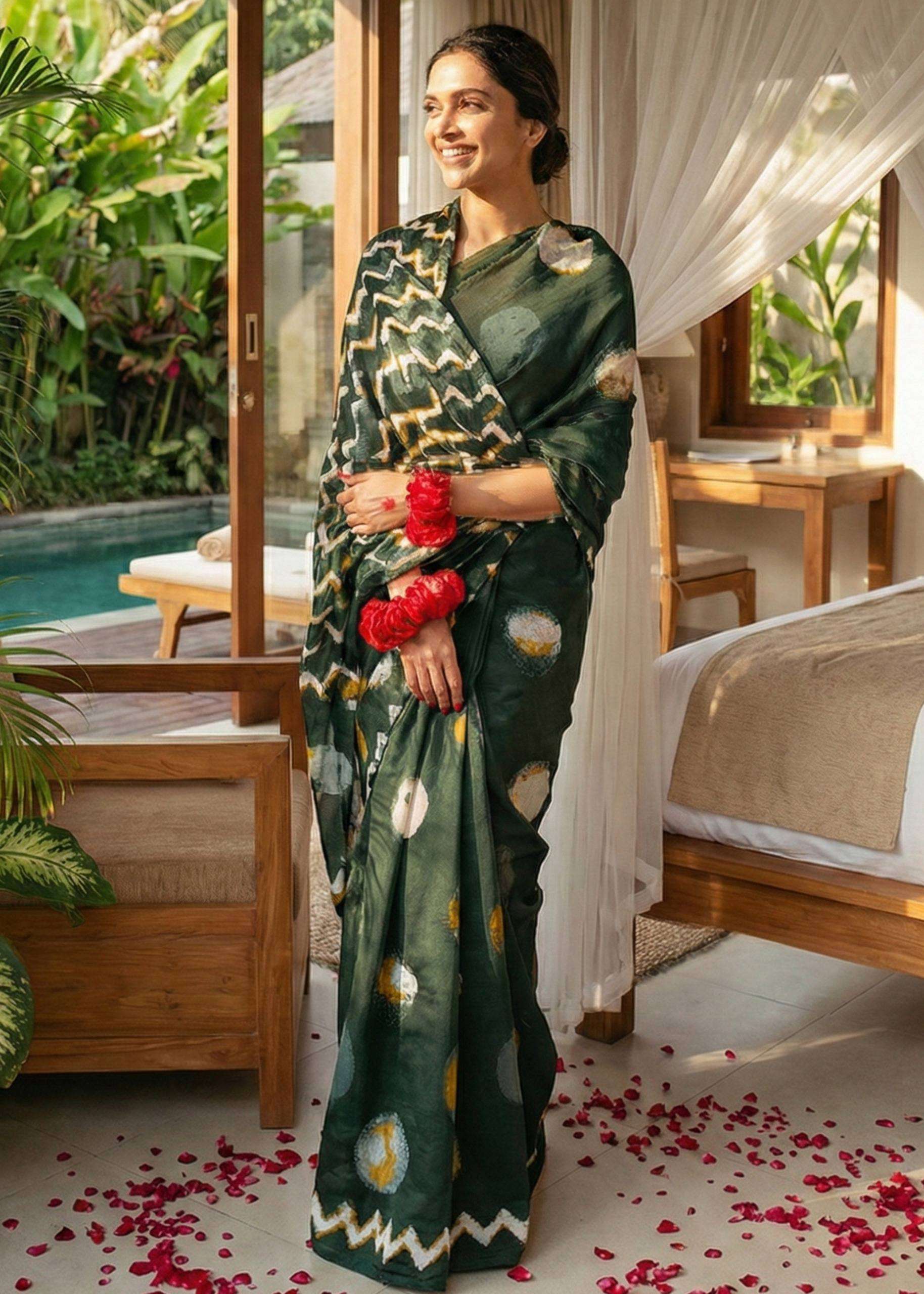 CUTE AND SOFT COTTON FANCY FABRIC COLOURING SAREE WHOLESALE ...