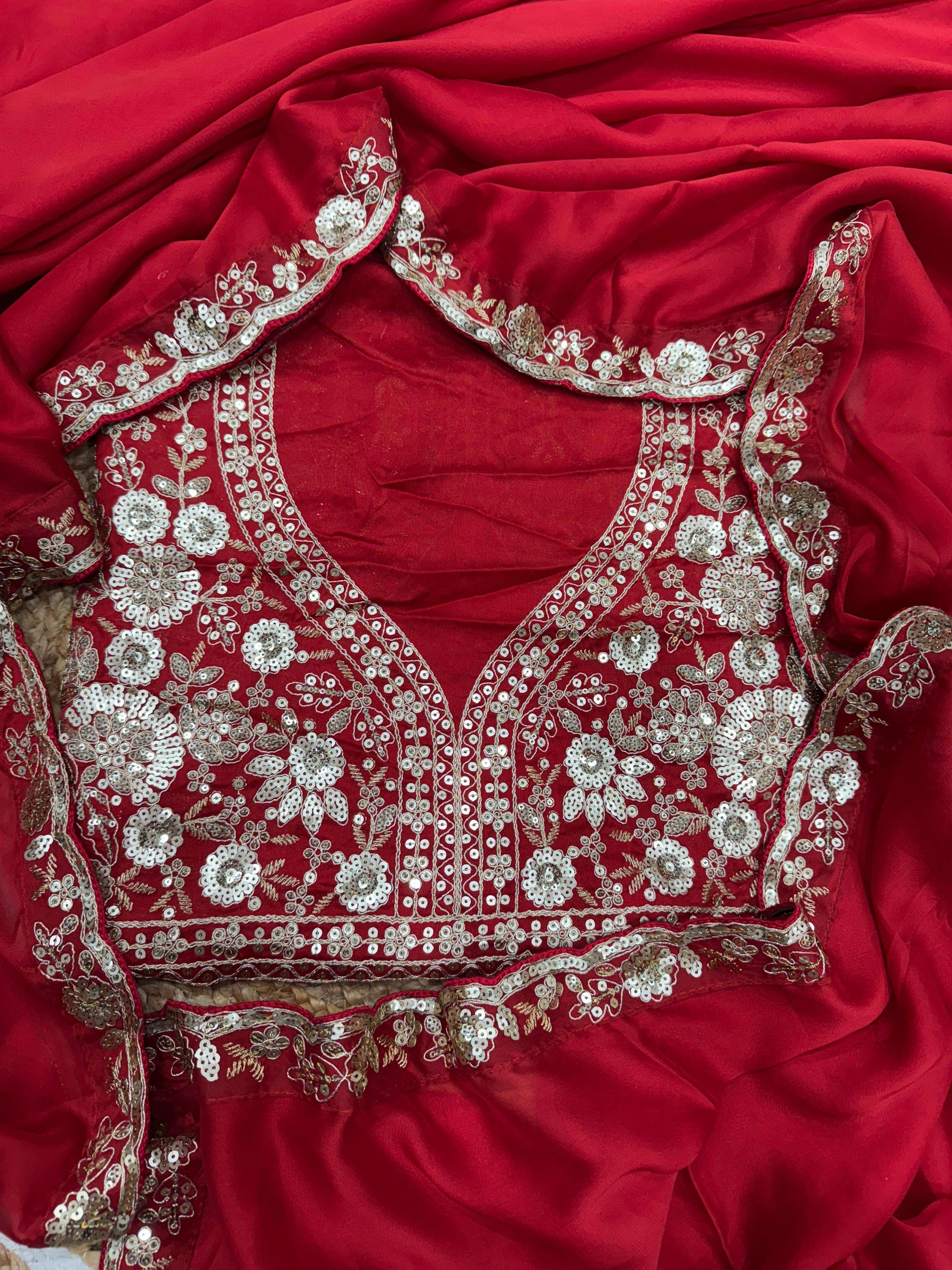  dark red colour beautiful and elegant Soft Rangoli silk fan...