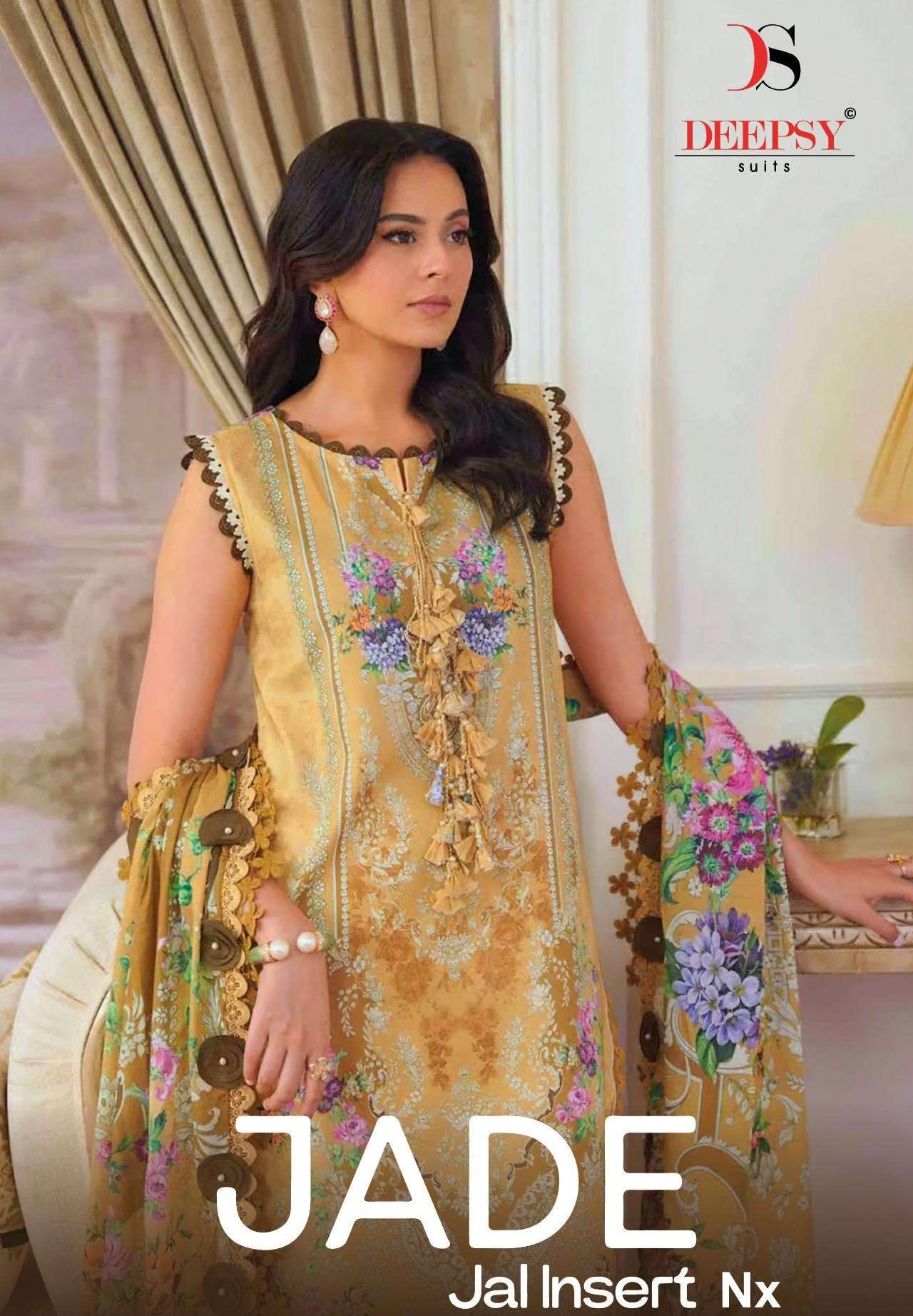 DEEPSY SUITS JADE JAL INSERT NX SUMMER EXCLUSIVE COTTON SUIT...