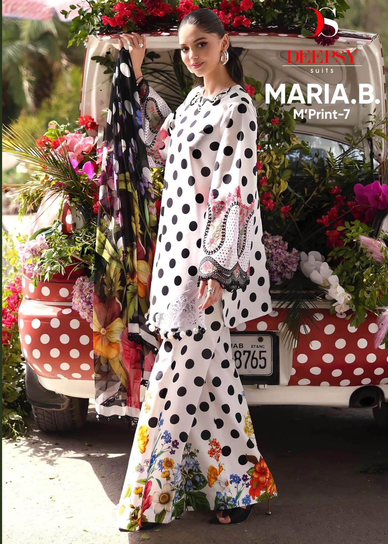 DEEPSY SUITS MARIA B MPRINT VOL 7 PURE COTTON PRINT PAKISTAN...