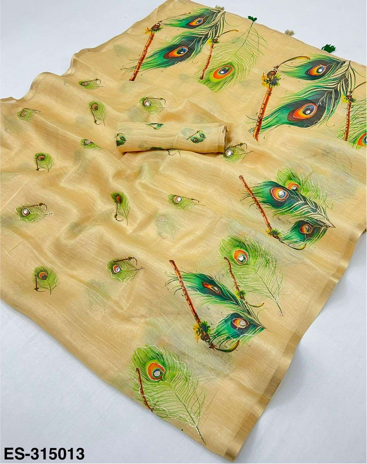 Designer Rajmata Series Erode silk Erode cotton with digital...