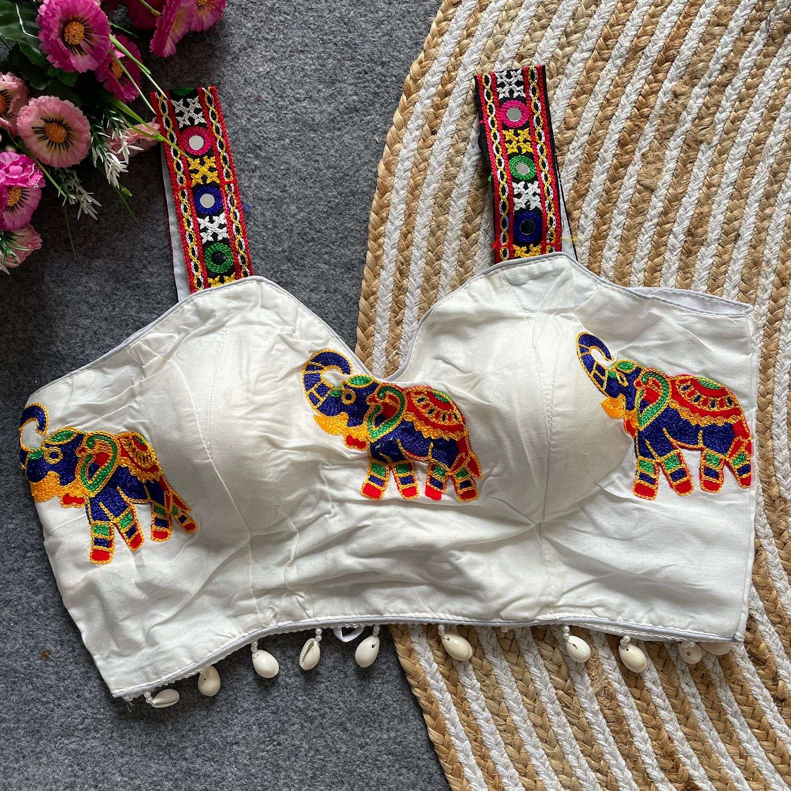 DOORI NAVRATRI SPECIAL TRADITIONAL  HALTER NECK HEAVY MAGIC ...