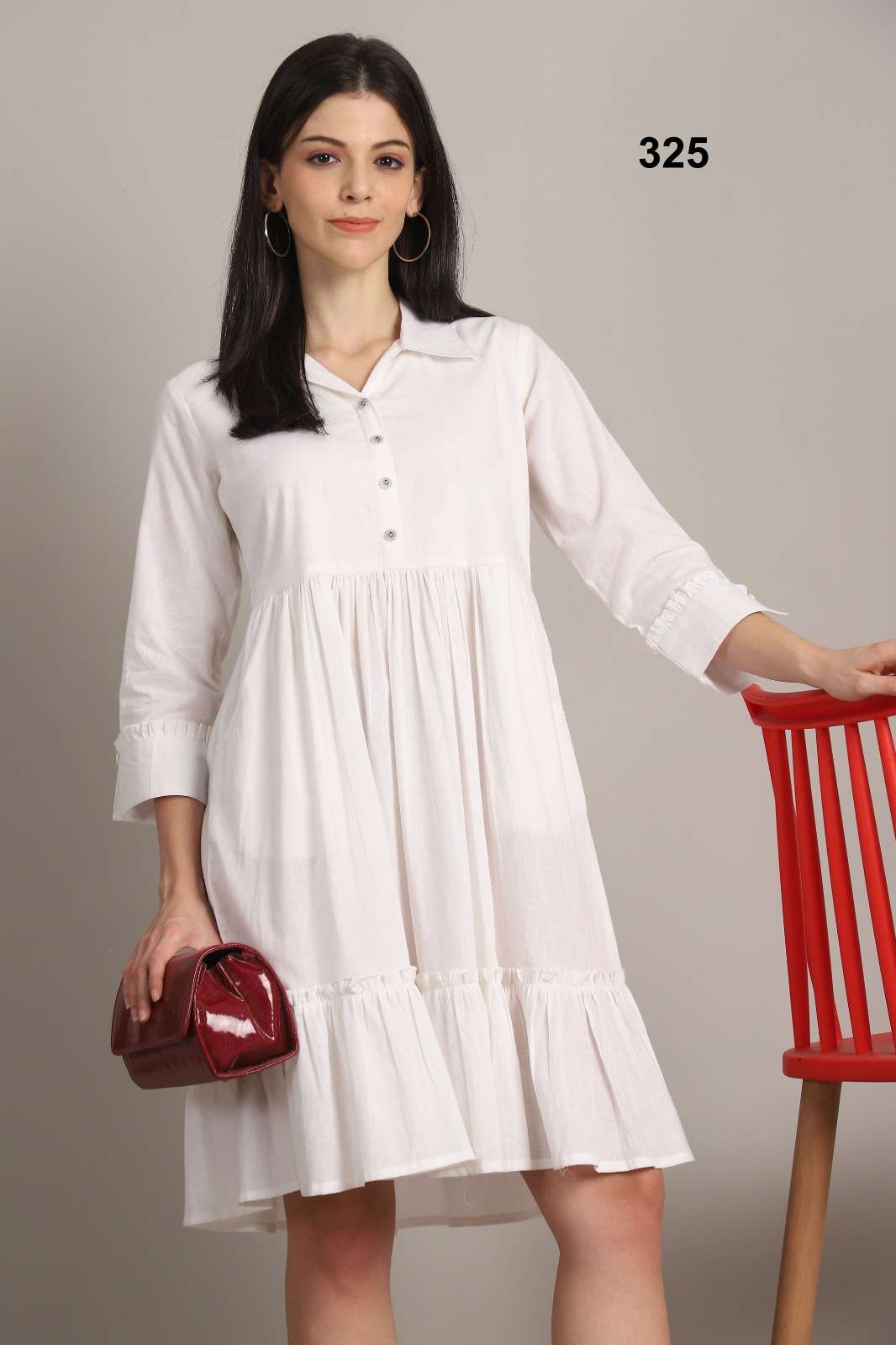 DRESS FLORY VOL 5 SUMMER COTTON FABRIC FROCK ONE PIECE GIRL ...