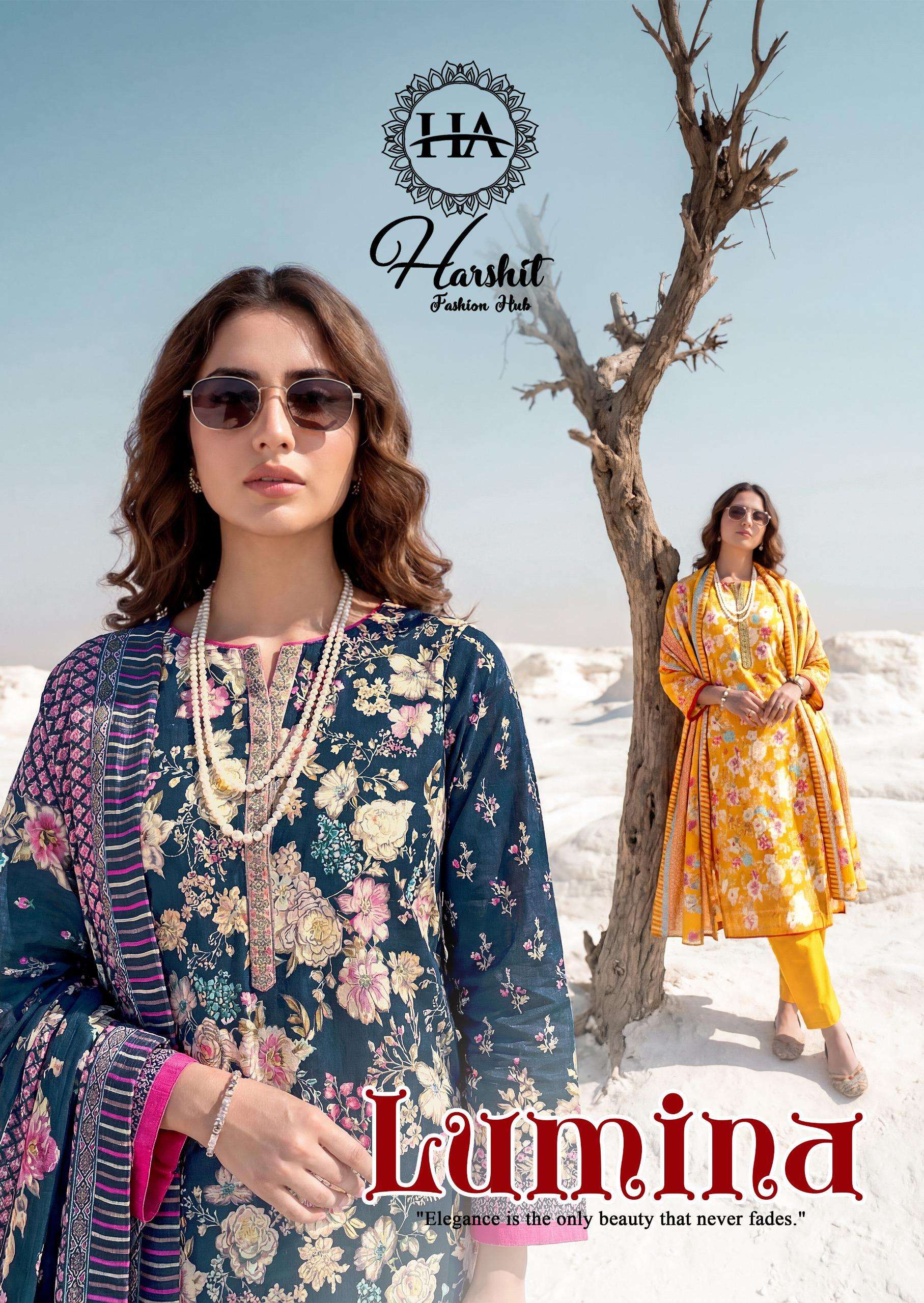 HARSHIT FASHION LUMINA ZAM DISCHARGE DESIGNER SALWAR KAMEEZ ...