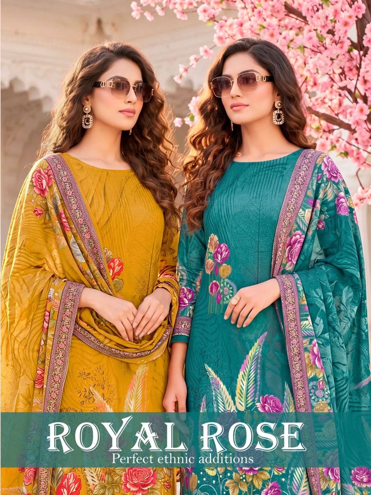 HARSHIT FASHION ROYAL ROSE ZAM DESIGNER ELEGANT WORK DRESS 3...