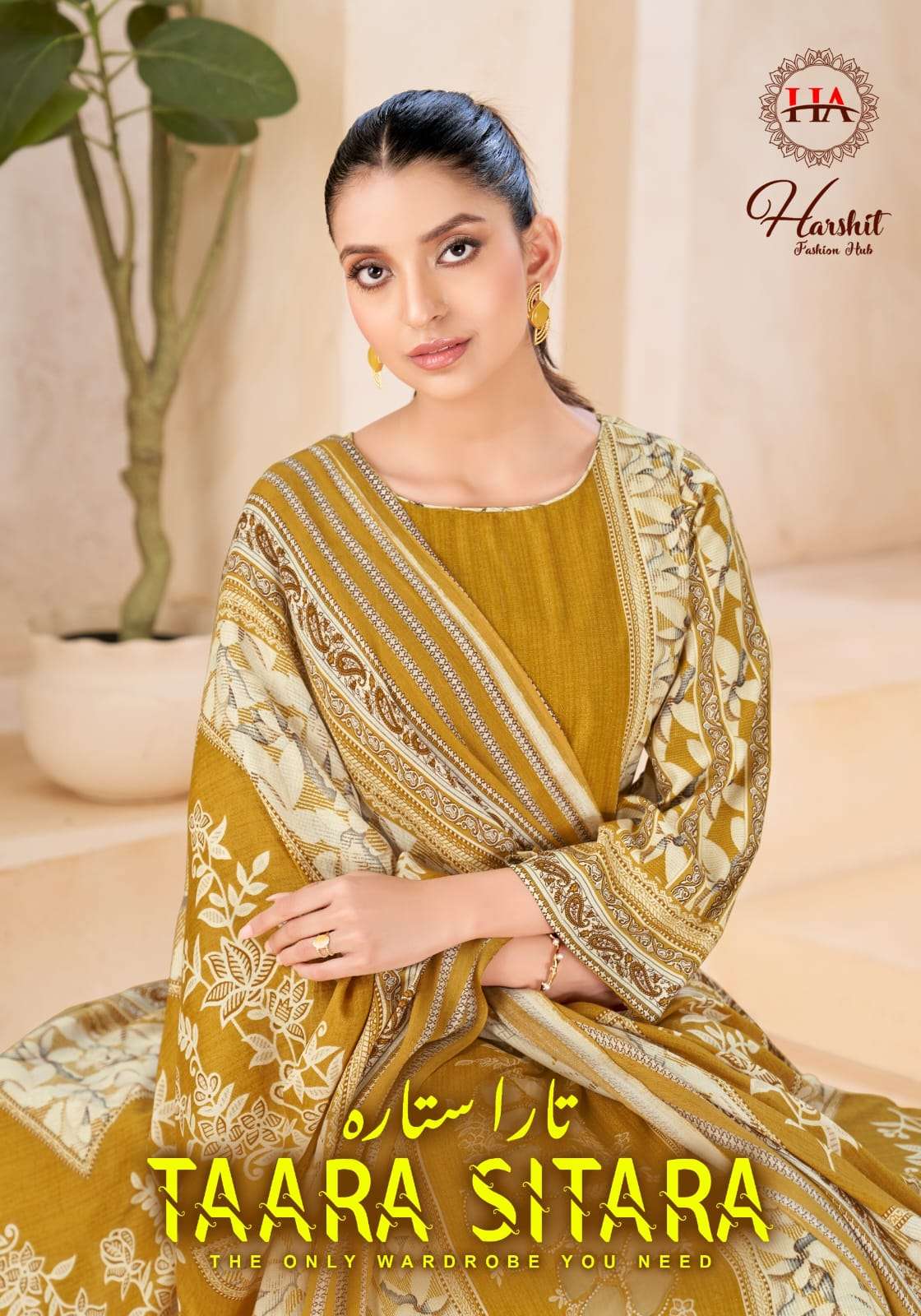 HARSHIT FASHION TAARA SITARA RAYON SHIMMER FANCY WORK SALWAR...