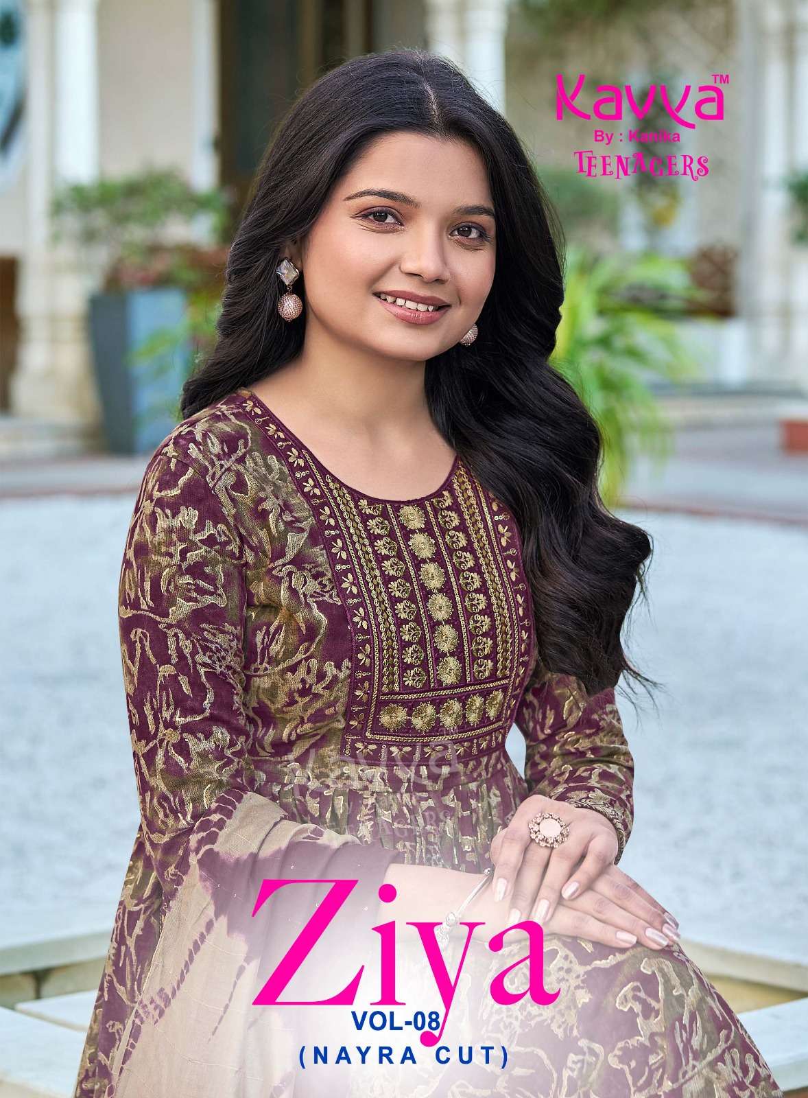KAVYA ZIYA VOL 8 TEENAGE KIDS SUIT NAYRA CUT CAPSULE FOIL PR...