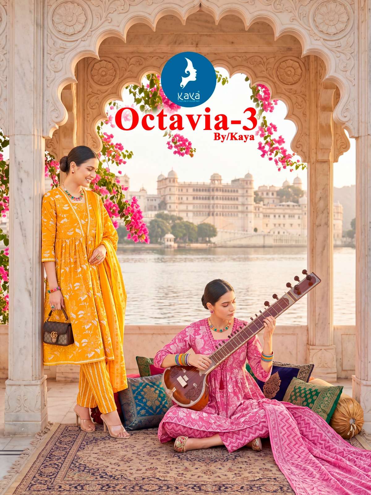 KAYA KURTI OCTAVIA VOL 3 READYMADE 3 PIECE ANARKALI CONCEPT ...