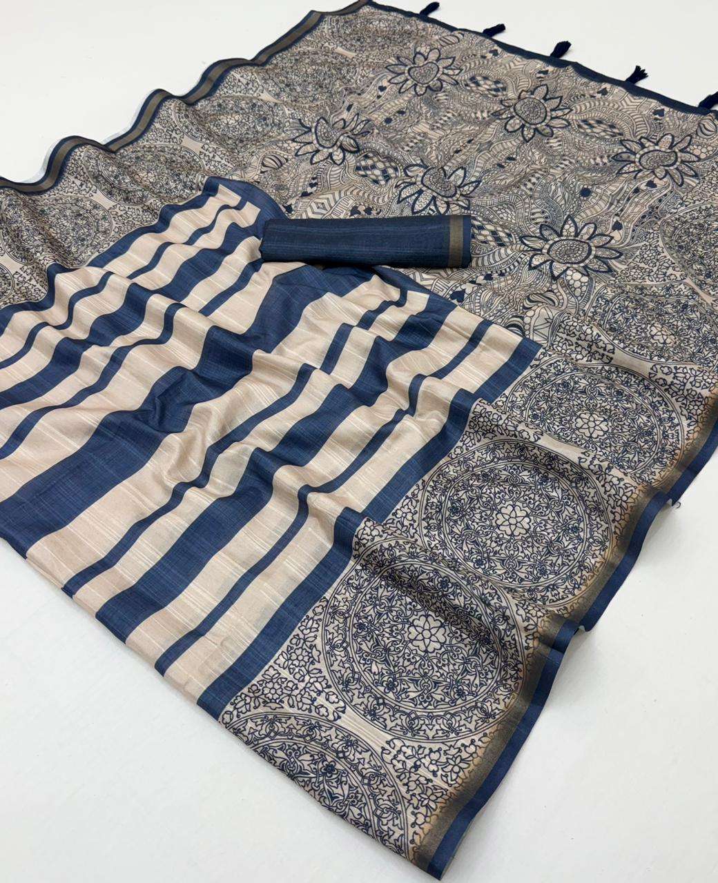 Kazari Series Rishika with Amazing Concept soft and pure Cot...