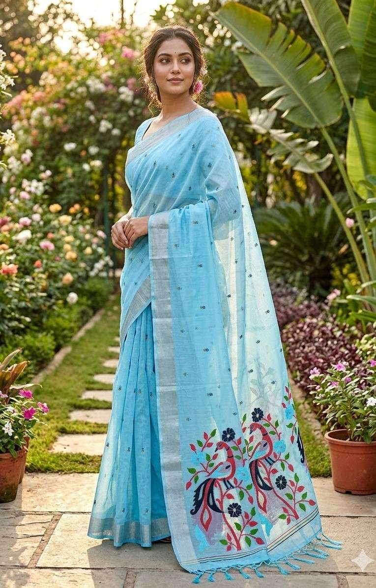  LILAN PURE AND SOFT FABRIC WITH PURE GOLD ZARI PALLU REGULA...