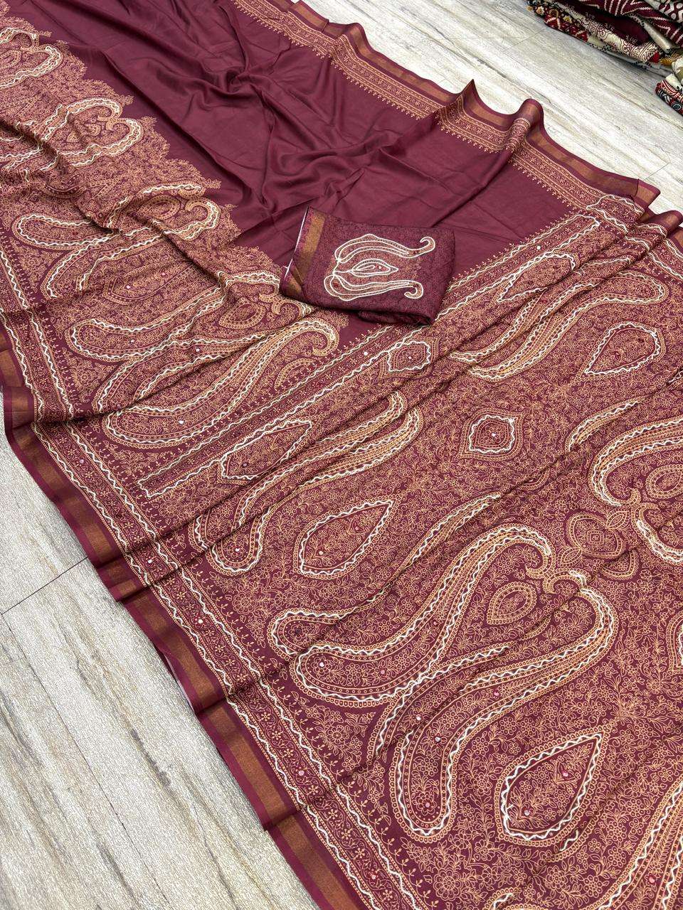 Mango Mirror Presents soft and pure Mal Cotton fancy fabric ...