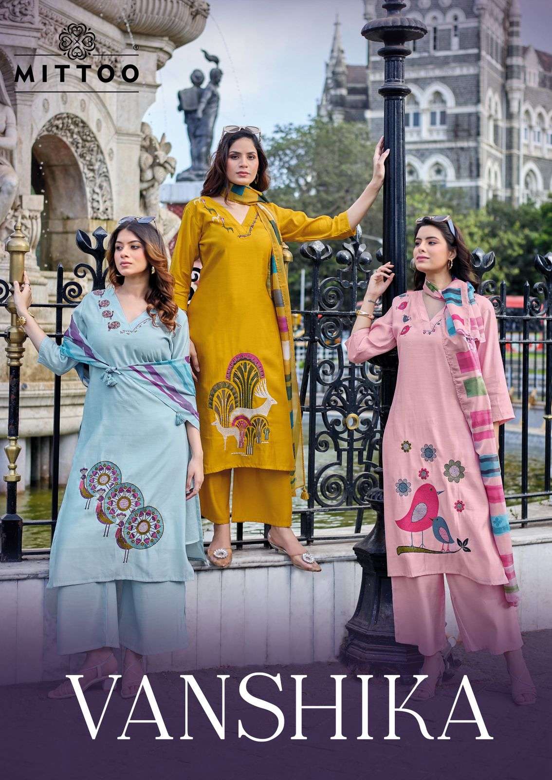 MITTOO VANSHIKA SILK THREAD WORK SALWAR SUIT AT READYMADE SH...