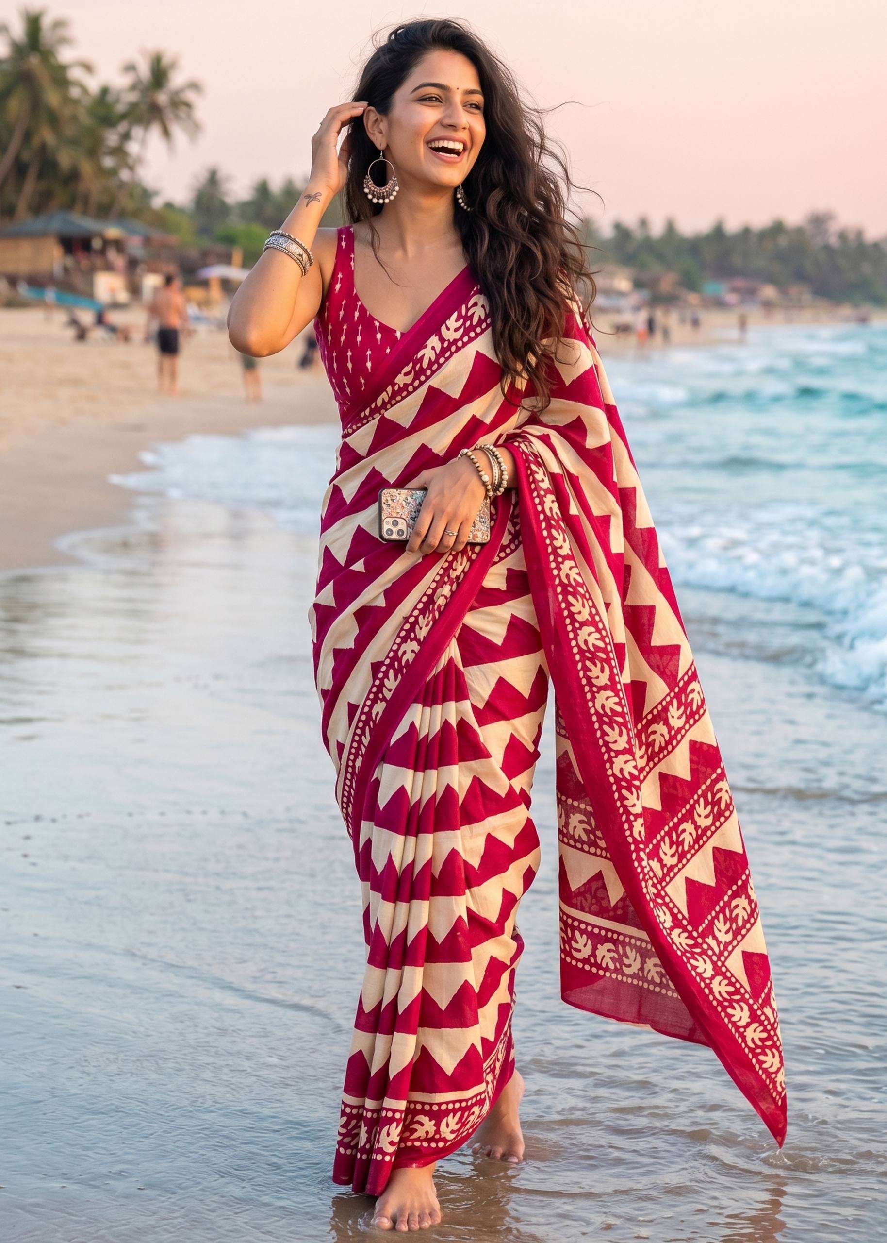 mulmul Cotton fabric with Batik Hand Block Feel Like Luxury ...