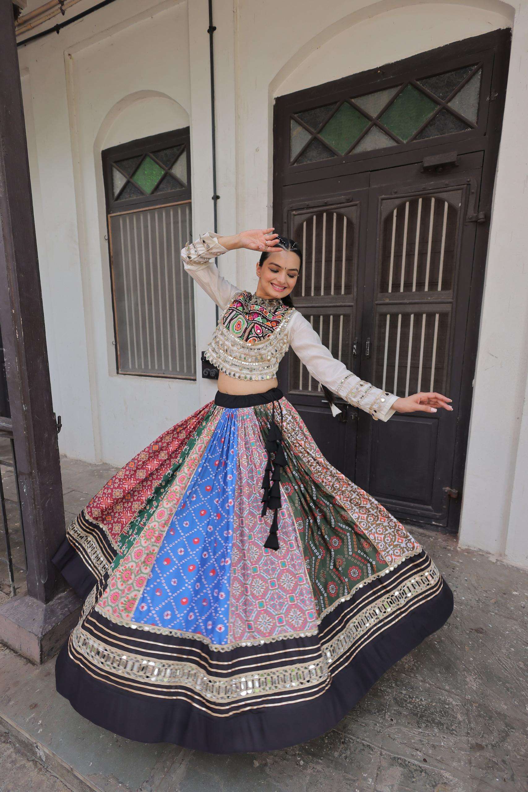  Navratri vibes Are traditional pure Cotton Attractive fabri...