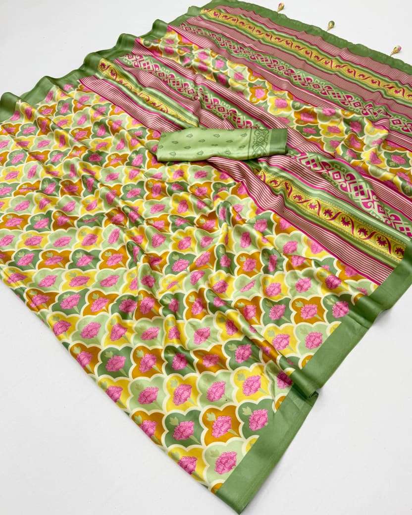  New and classic  lunch Ajrakh Luxe soft Semi modal fancy fa...
