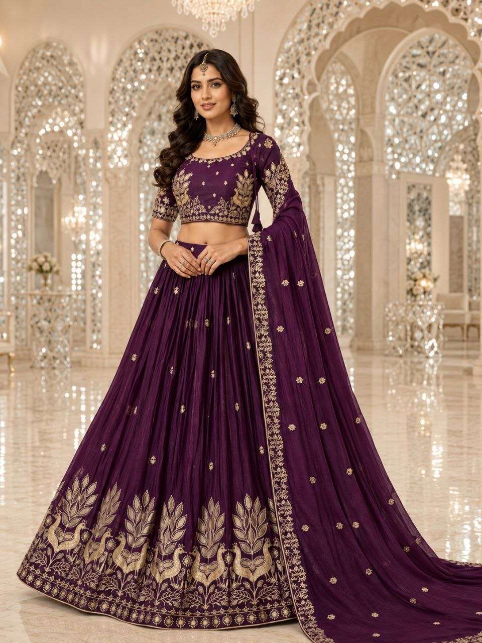  New and fresh vichitra silk fancy and craftmanship fabric l...