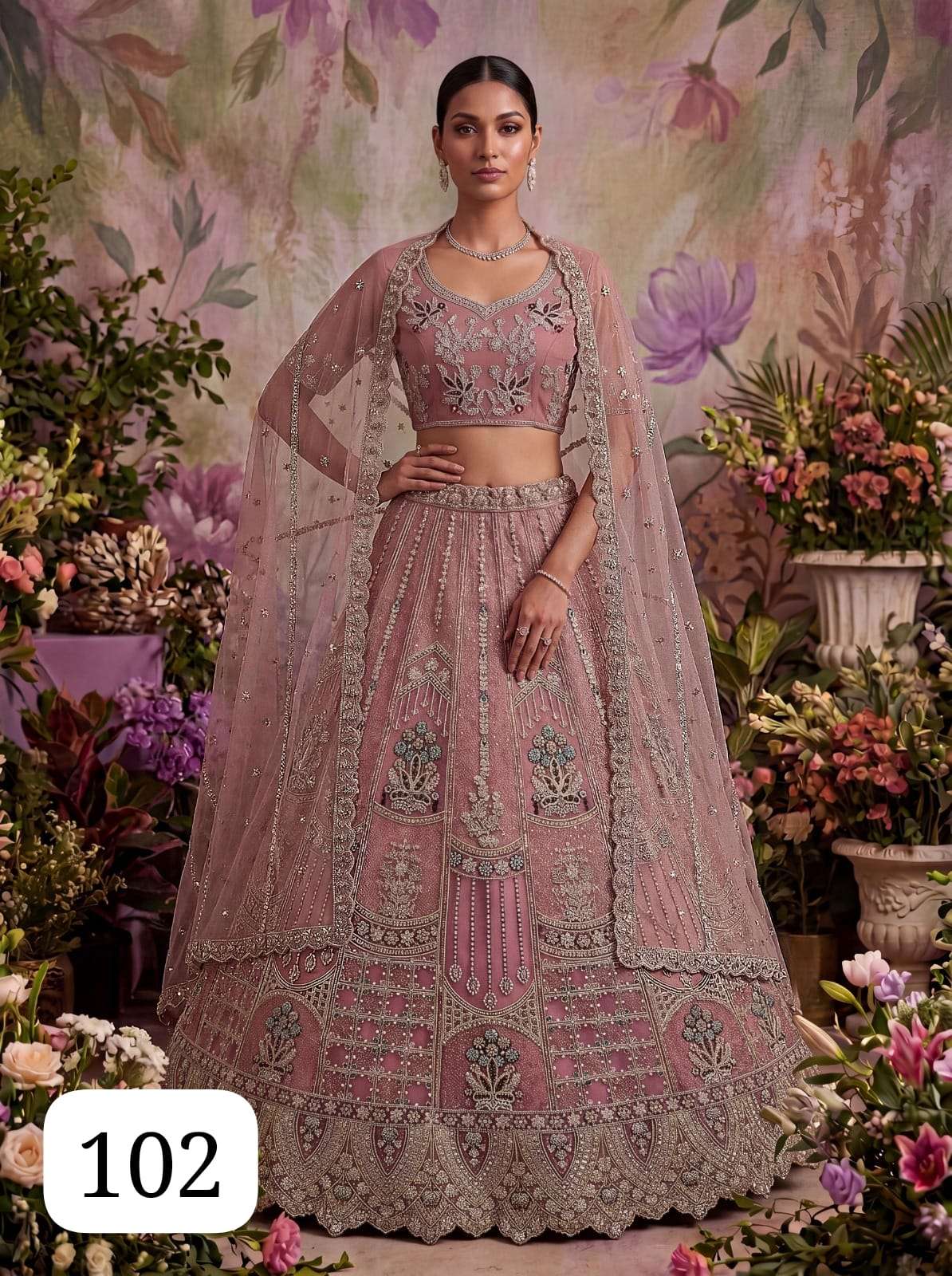 PC DERIN SOFT AND CLASSSIC NET FANCY FABRIC AND DESIGNER  LE...