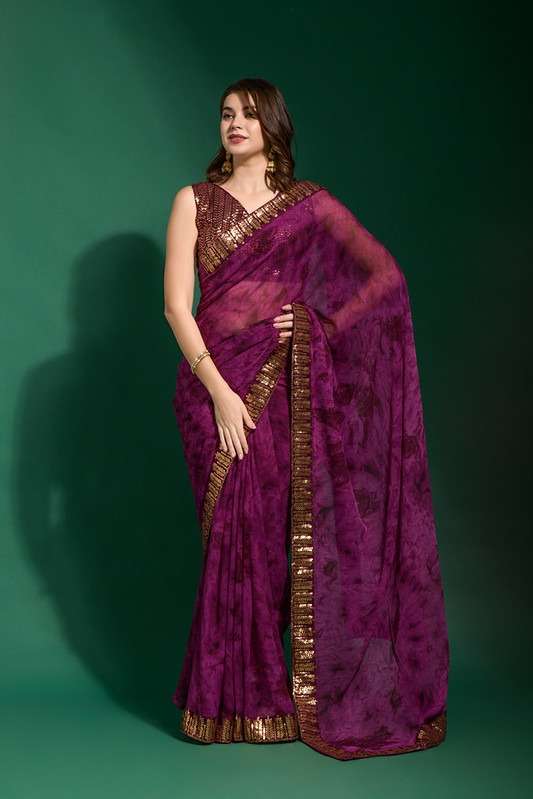 PC FLORAL VOL 12 BEAUIFUL AND CLASSIC MARBLE CHIFFON FANCY F...