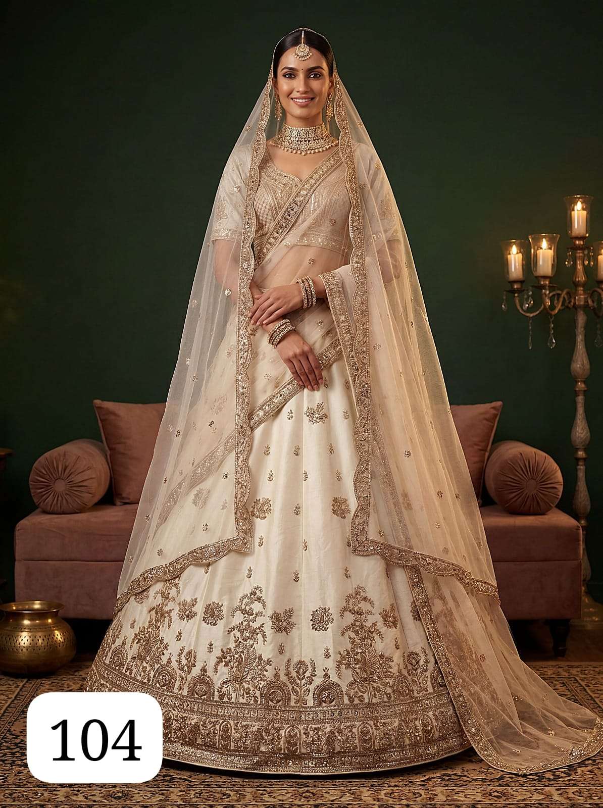PC LUCIA CRAFT IN TRADITION AND ELEGANT GADHWAL SILK FANCY F...