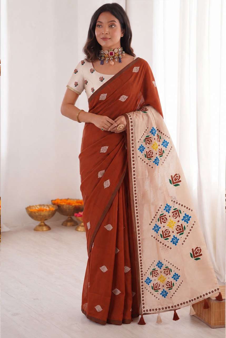  PURE AND CLASSIC MULMUL AND COTTON MIX FABRIC REGULAR WEAR ...
